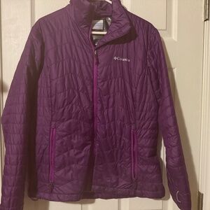 Columbia Omni Heat women's jacket purple size L